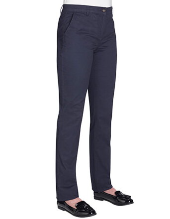 Dámské kalhoty elastické Slim fit Chino Houston Brook Taverner - Zkrácené 69 cm