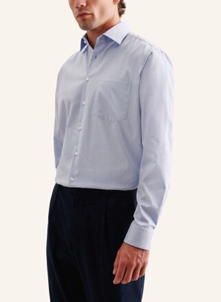 Seidensticker pánská světle modrá Regular fit košile Cover Easy Care