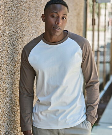 Pánské bavlněné sportovní tričko s dlouhým rukávem TEE JAYS