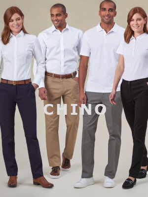 Chinos pánské a dámské kalhoty pro celý den