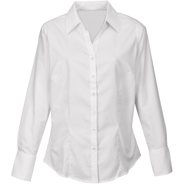 Firemní košile dámská bílá dlouhý rukáv 100 % bavlna s úpravou pro snadné žehlení