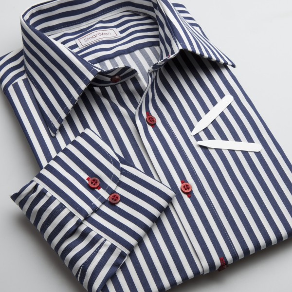 Moderní Casual košile Slim Fit | Kostkované košile SmartMen