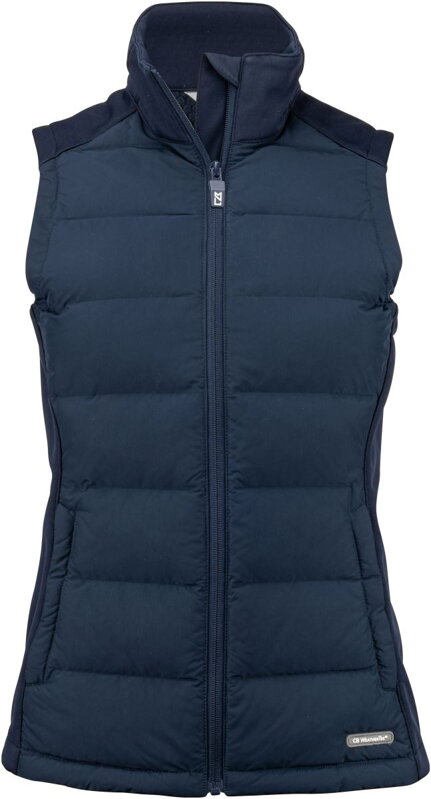 Cutter&Buck hřejivá dámská hybridní vesta na zip Oak Harbor