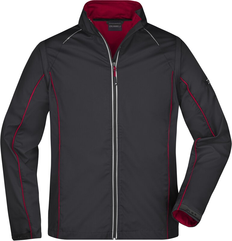 Pánská 3-vrstvá softshell bunda s odepínacími rukávy (5.000mm vodní sloupec) Pánská 3-vrstvá softshell bunda s odepínacími rukávy (5.000mm vodní sloupec)