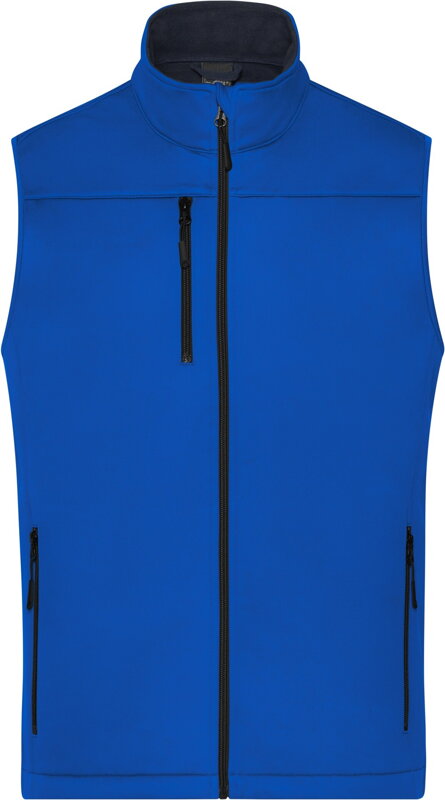 Pánská 3-vrstvá softshellová vesta James & Nicholson