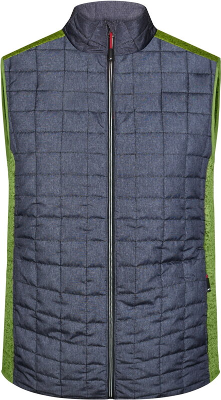 Pánská pletená hybridní vesta James & Nicholson