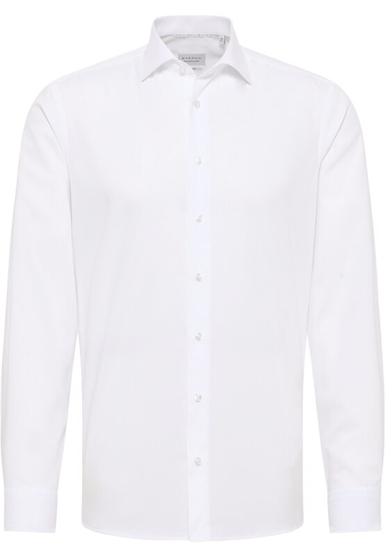 ETERNA Slim Fit bílá košile pánská dlouhý rukáv Popelín Non Iron