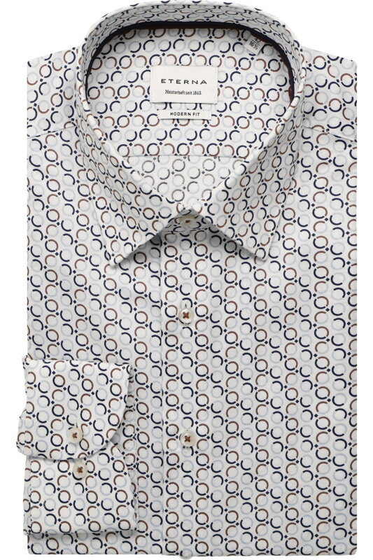 ETERNA Slim fit košile světle modrá Non iron