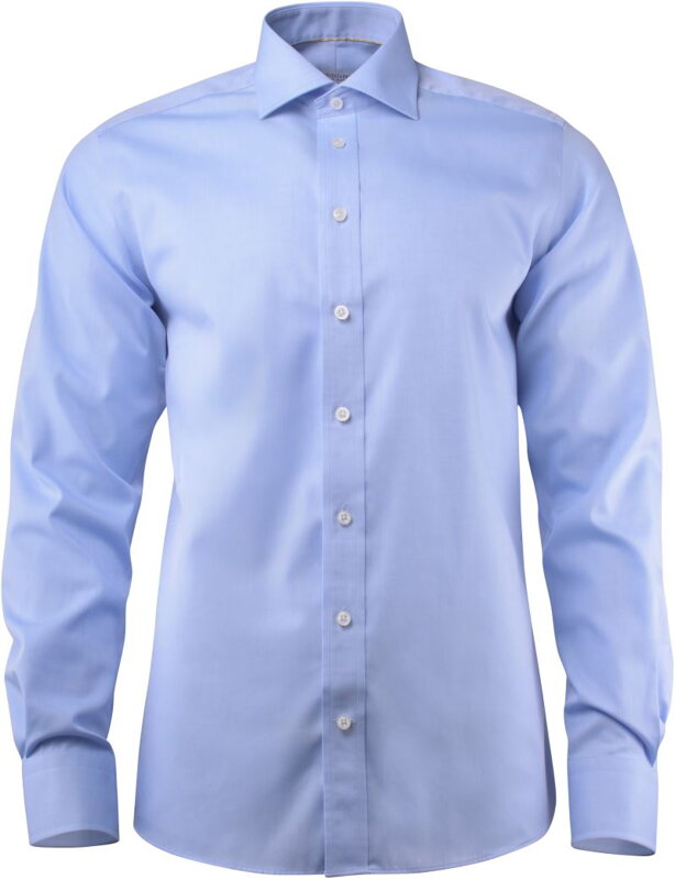  J. Harvest & Frost pánská nežehlivá košile s dlouhým rukávem modrá Slim