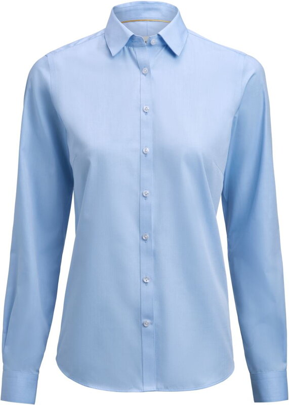  J. Harvest & Frost dámská nežehlivá košile s dlouhým rukávem modrá Modern fit