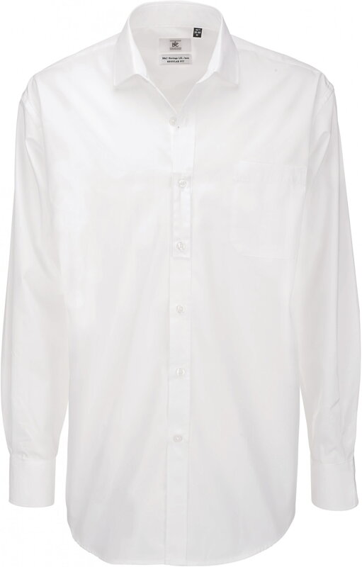 Pánská košile dlouhý rukáv 100% česaná bavlna Popelín Easy care Heritage