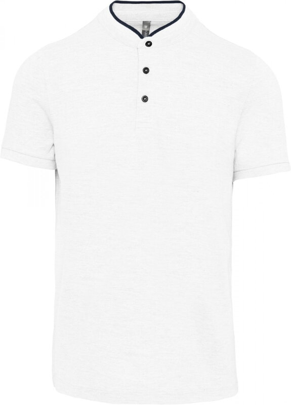 Kariban pánské polo Mandarin límeček krátký rukáv 100% česaná bavlna piqué Kariban pánské polo Mandarin límeček krátký rukáv 100% česaná bavlna piqué