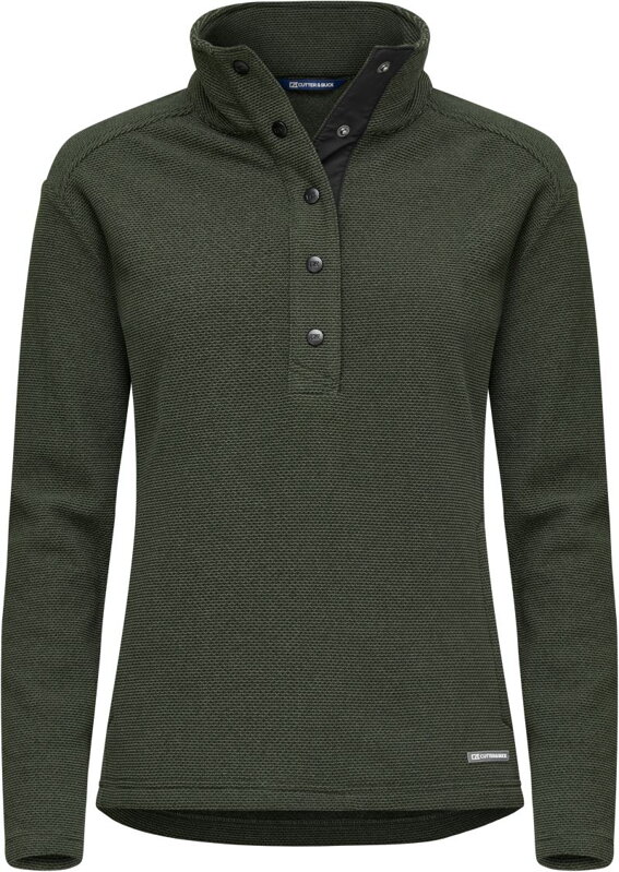 Dámská flísová mikina Hunts se zapínáním do 1/4 Cutter&Buck