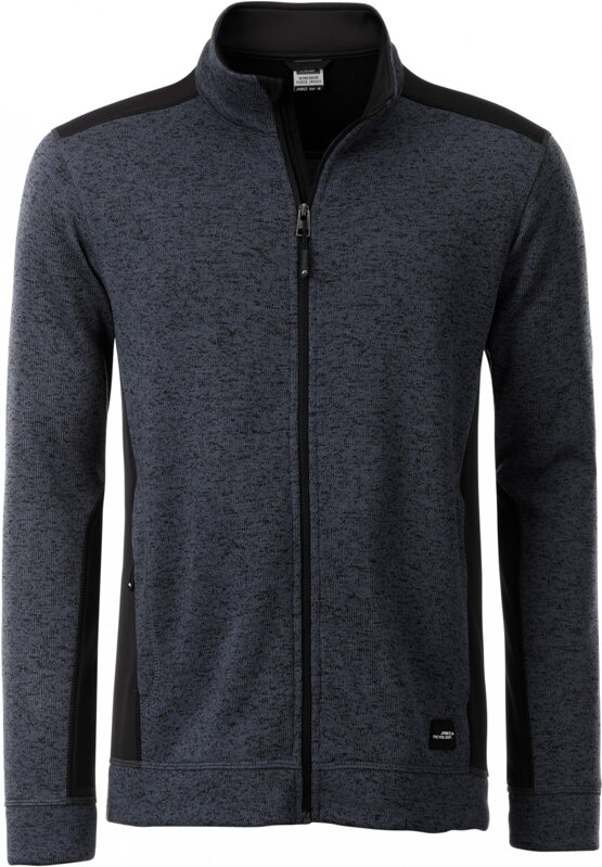 Pánská zátěžová bunda z pleteného fleece & softshellové vklady pro delší životnost Pánská zátěžová bunda z pleteného fleece & softshellové vklady pro delší životnost