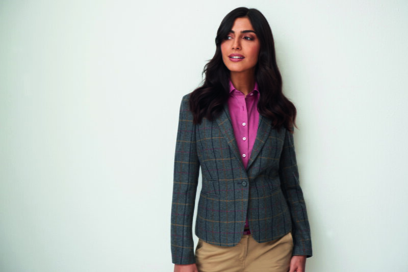 Dámské tvídové sako Montreal Slim fit Brook Taverner Běžná délka Dámské tvídové sako Montreal Slim fit Brook Taverner Běžná délka