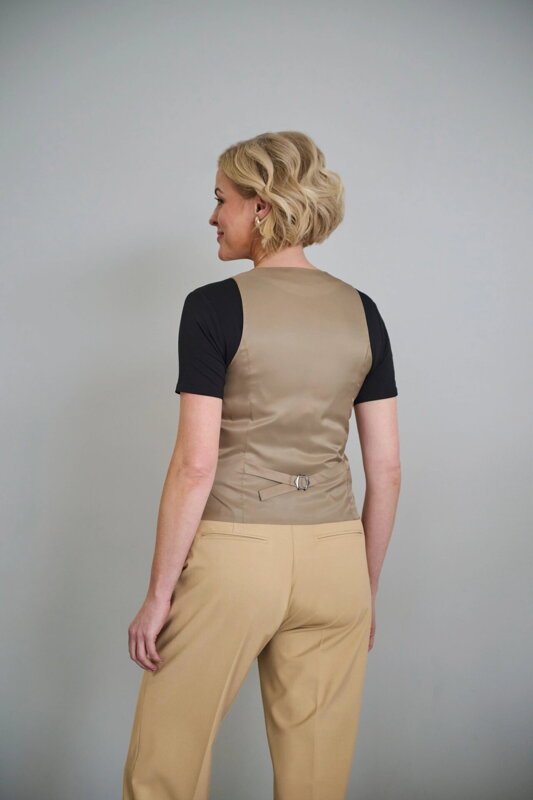 Dámské smart casual kalhoty ke kostýmku Eleanor Slim Leg Brook Taverner - Nezakončené délka 91,5 cm Dámské smart casual kalhoty ke kostýmku Eleanor Slim Leg Brook Taverner - Nezakončené délka 91,5 cm