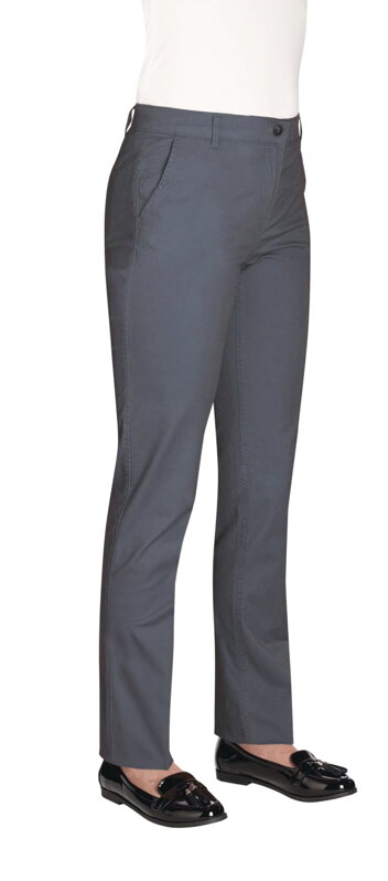 Dámské chinos kalhoty Liberty Slim fit elastické  Brook Taverner - Nezakončená délka 91 cm