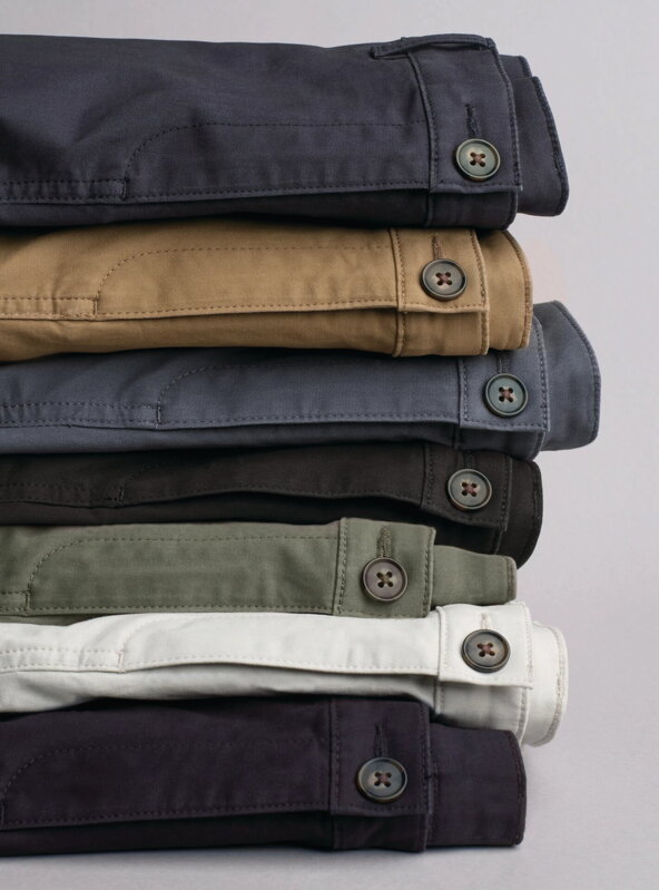 Dámské chinos kalhoty Liberty Slim fit elastické  Brook Taverner - Nezakončená délka 91 cm