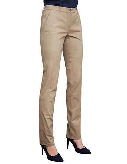 Dámské kalhoty Houston elastické Slim fit Chino Brook Taverner Běžná délka 73 cm