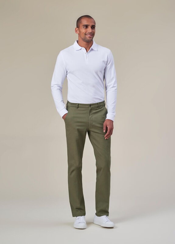 Pánské elegantní chino Miami Slim Fit Brook Taverner - Nezakončená délka 91 cm Pánské elegantní chino Miami Slim Fit Brook Taverner - Nezakončená délka 91 cm