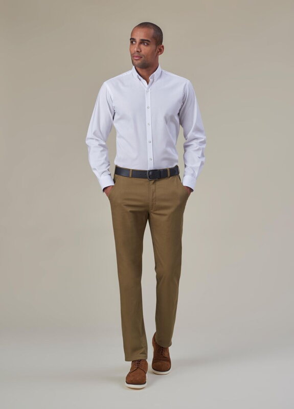 Pánské elegantní chino Miami Slim Fit Brook Taverner - Nezakončená délka 91 cm Pánské elegantní chino Miami Slim Fit Brook Taverner - Nezakončená délka 91 cm