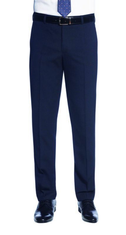 Pánské kalhoty k obleku Holbeck Slim Fit Brook Taverner - Běžná délka 80 cm