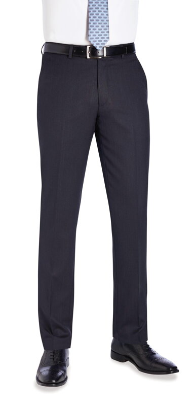 Pánské kalhoty k obleku Holbeck Slim Fit Brook Taverner - Nezakončená délka 92 cm 