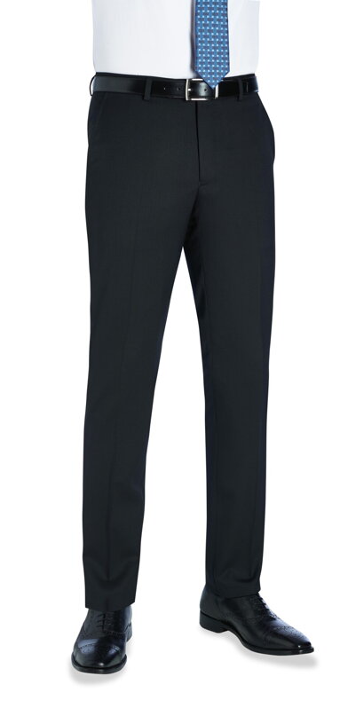 Pánské kalhoty k obleku Holbeck Slim Fit Brook Taverner - Zkrácená délka 75 cm