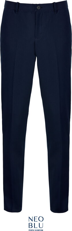 Pánské oblekové kalhoty s elastickým pasem Neo Blu
