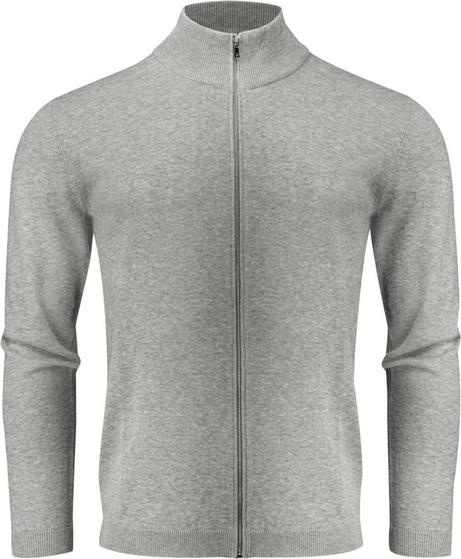 Sportovní pánský bavlněný svetr se zipem Ashland James Harvest