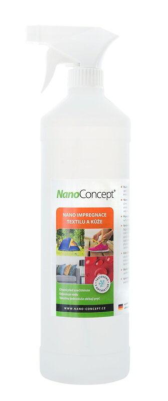 Nano impregnace textil a obuv NanoConcept 1000 ml