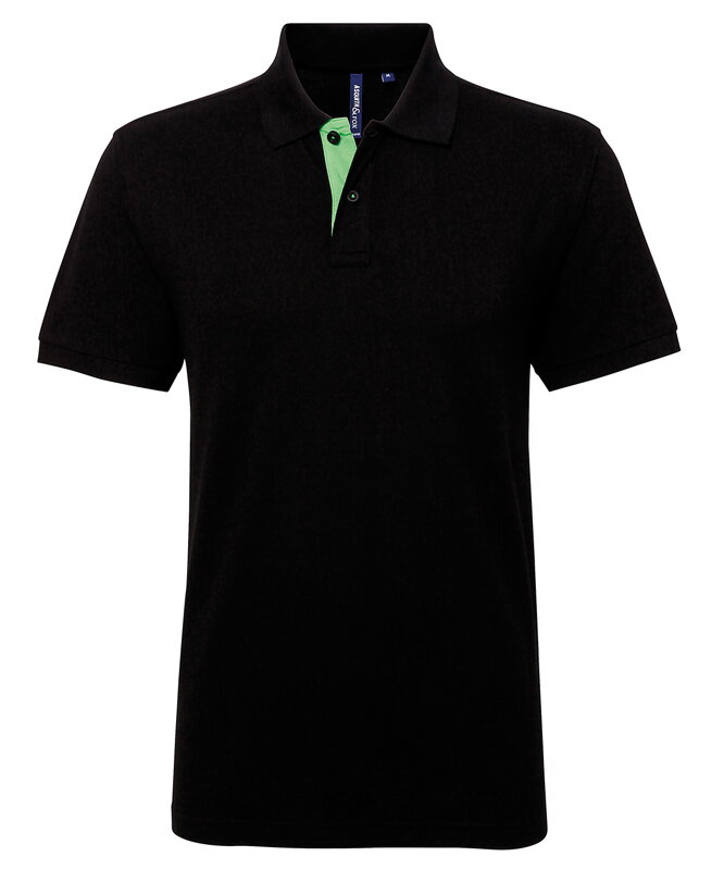 Kontrastní pánské polo od Asquith & Fox Kontrastní pánské polo od Asquith & Fox
