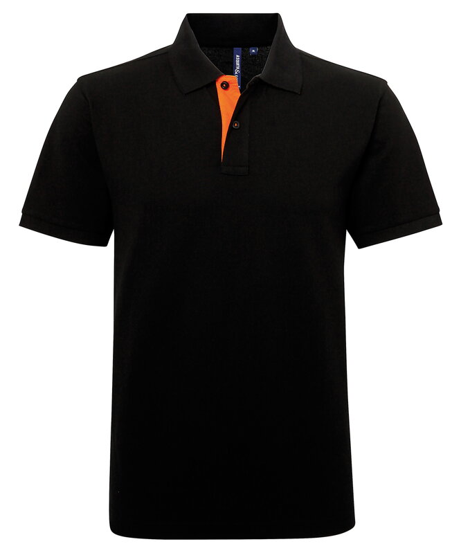 Kontrastní pánské polo od Asquith & Fox Kontrastní pánské polo od Asquith & Fox