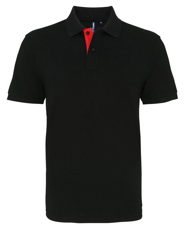 Kontrastní pánské polo od Asquith & Fox Kontrastní pánské polo od Asquith & Fox