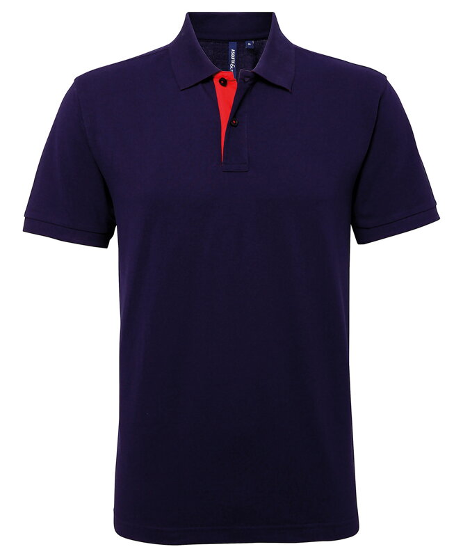 Kontrastní pánské polo od Asquith & Fox Kontrastní pánské polo od Asquith & Fox