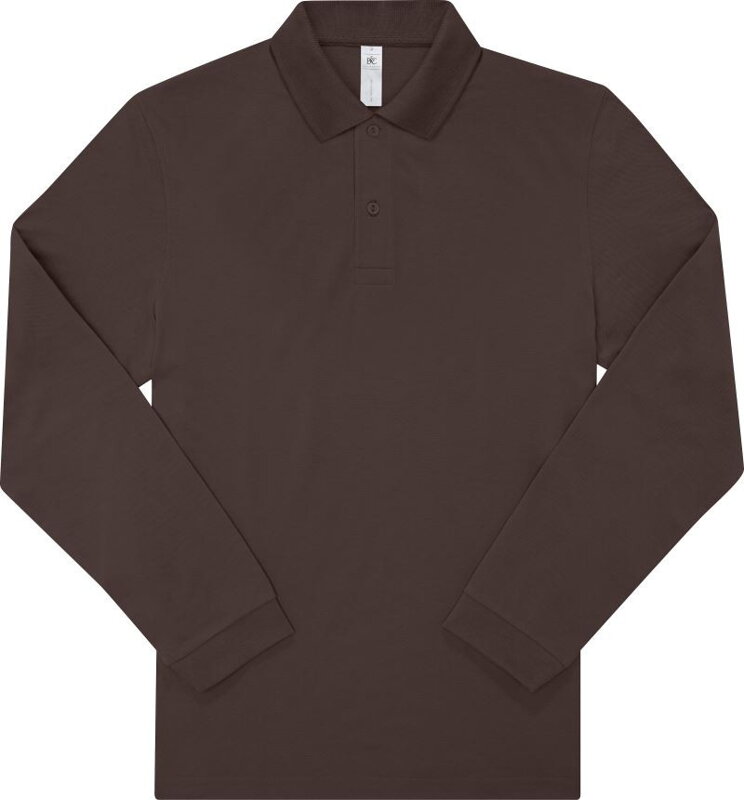 Pánské piqué polo s dlouhým rukávem B&C Pánské piqué polo s dlouhým rukávem B&C