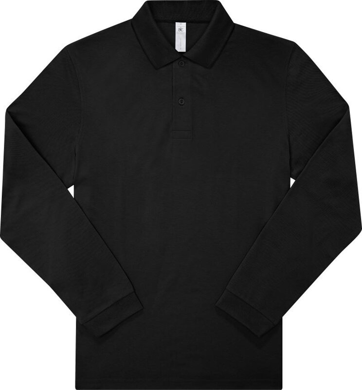 Pánské bavlněné piqué polo s dlouhým rukávem 210 B&C Pánské bavlněné piqué polo s dlouhým rukávem 210 B&C