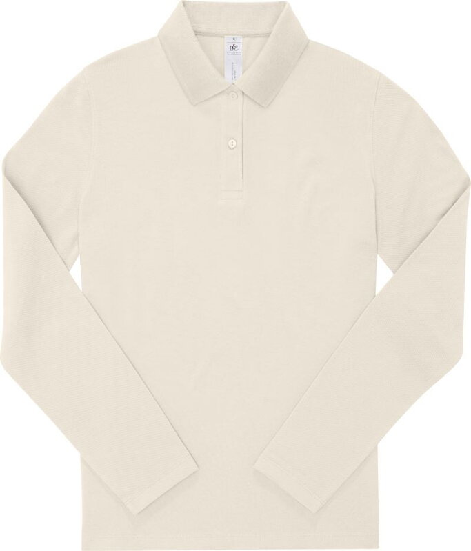 Dámské piqué polo s dlouhým rukávem B&C Dámské piqué polo s dlouhým rukávem B&C