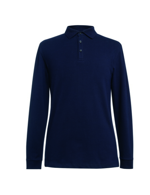 Pánské polo Frederick z prémiové bavlny s dlouhým rukávem Brook Taverner Pánské polo Frederick z prémiové bavlny s dlouhým rukávem Brook Taverner