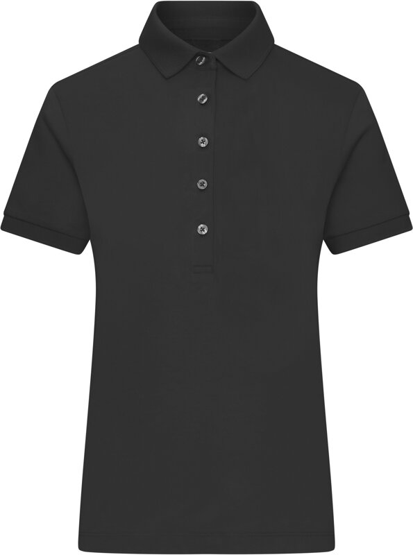 Dámské bavlněné polo přiléhavého střihu na 3 knoflíky James Nicholson Dámské bavlněné polo přiléhavého střihu na 3 knoflíky James Nicholson