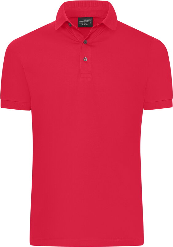 Pánské bavlněné polo přiléhavého střihu na 3 knoflíky James Nicholson Pánské bavlněné polo přiléhavého střihu na 3 knoflíky James Nicholson