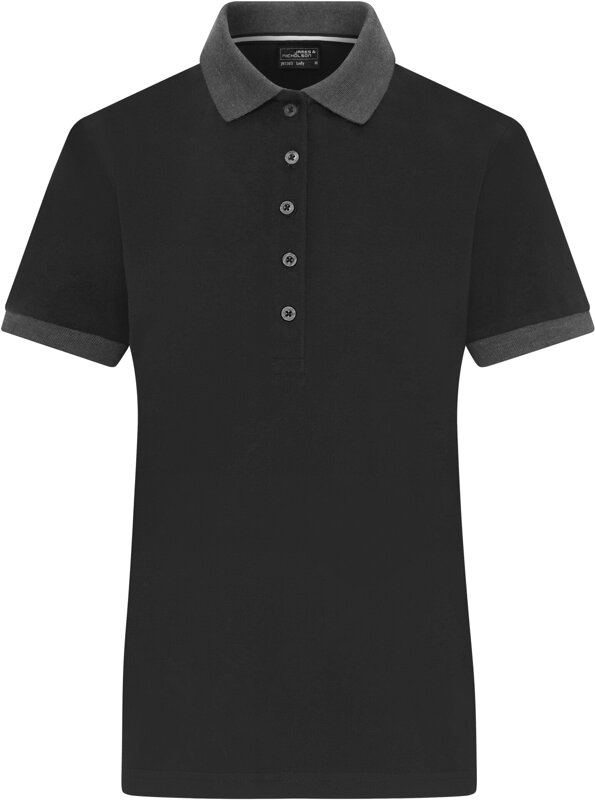 Dámské kontrastní bavlněné polo James & Nicholson Dámské kontrastní bavlněné polo James & Nicholson