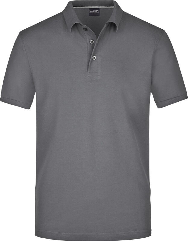 Pánské piqué polo z bavlny 3 knoflíky krátký rukáv James Nicholson Pánské piqué polo z bavlny 3 knoflíky krátký rukáv James Nicholson
