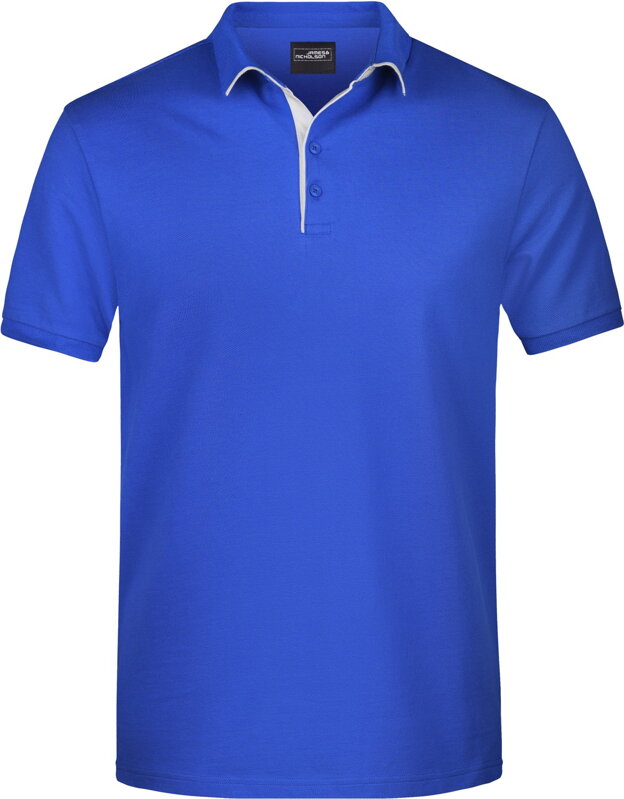 Pánské piqué polo s légou v kontrastu 100% česaná bavlna James Nicholson Pánské piqué polo s légou v kontrastu 100% česaná bavlna James Nicholson