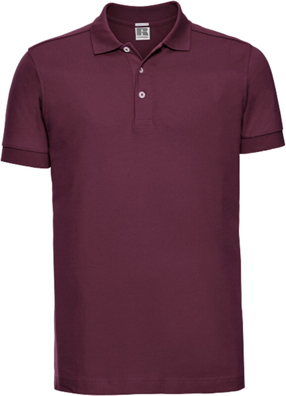 Russell pánské elastické polo bavlna & Lycra® delší střih Slim fit Russell pánské elastické polo bavlna & Lycra® delší střih Slim fit