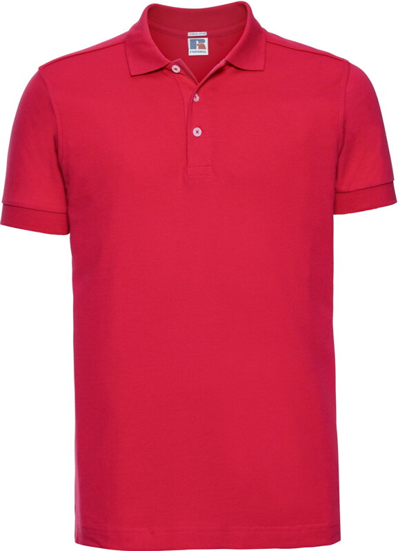 Russell pánské elastické polo bavlna & Lycra® delší střih Slim fit Russell pánské elastické polo bavlna & Lycra® delší střih Slim fit