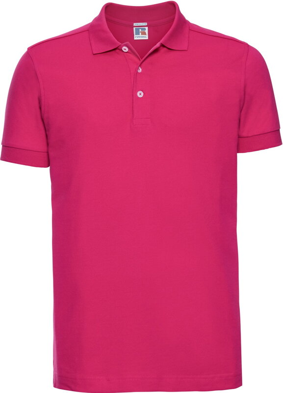 Russell pánské elastické polo bavlna & Lycra® delší střih Slim fit Russell pánské elastické polo bavlna & Lycra® delší střih Slim fit