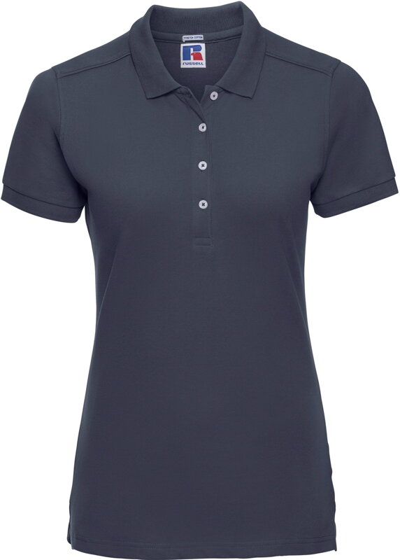 Russell dámské elastické polo bavlna & Lycra® delší střih Slim fit Russell dámské elastické polo bavlna & Lycra® delší střih Slim fit