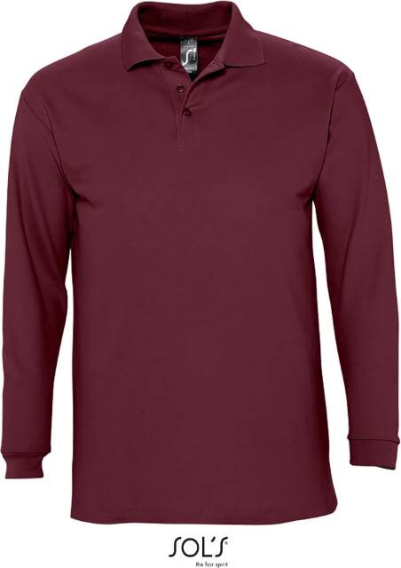 Piqué polo s dlouhým rukávem SOL'S Piqué polo s dlouhým rukávem SOL'S