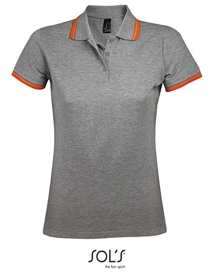 Přiléhavé dámské polo s kontrastními prvky SOL´S Přiléhavé dámské polo s kontrastními prvky SOL´S